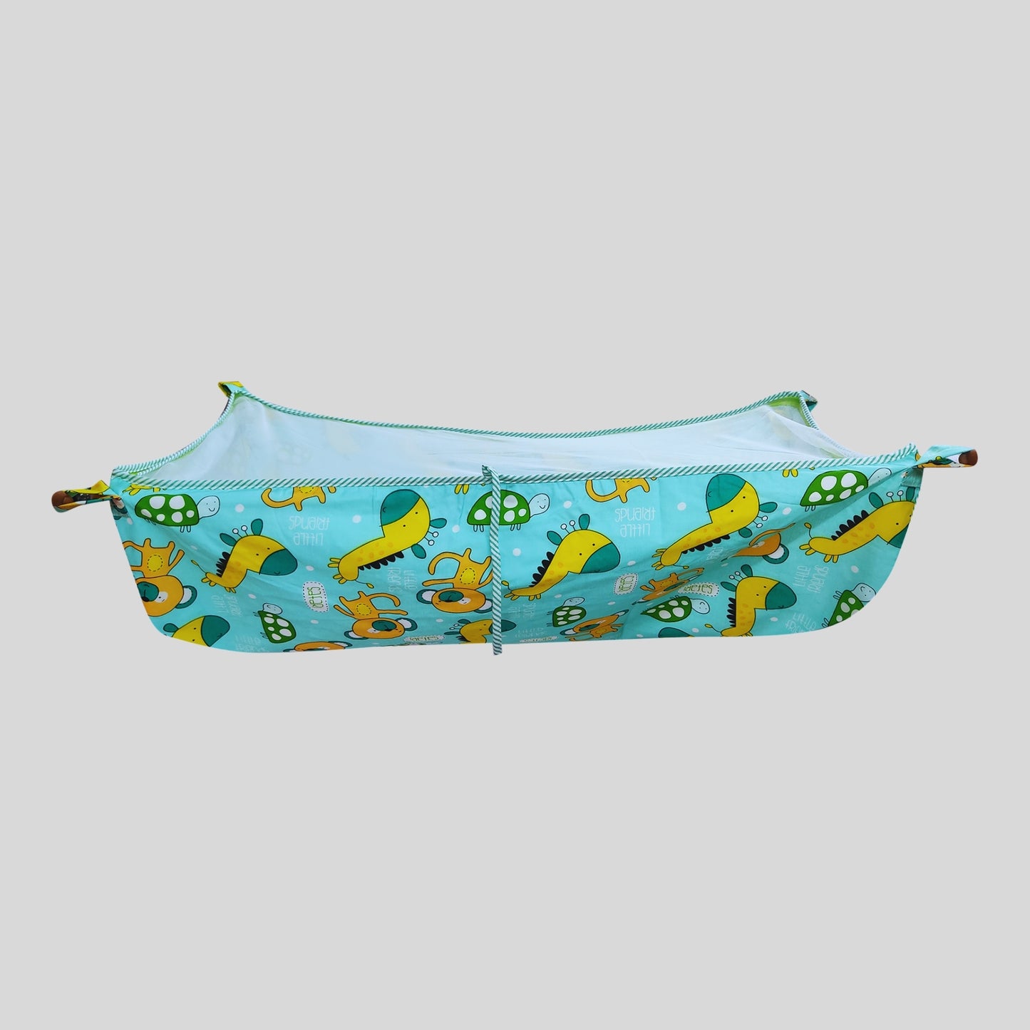 Hooper Soft Cloth Swing Baby Cradle/Ghodiyu/Khoyu Hammock in Cool Cotton Trendy Printed Design, Baby Cradle Cloth with Mosquito Net