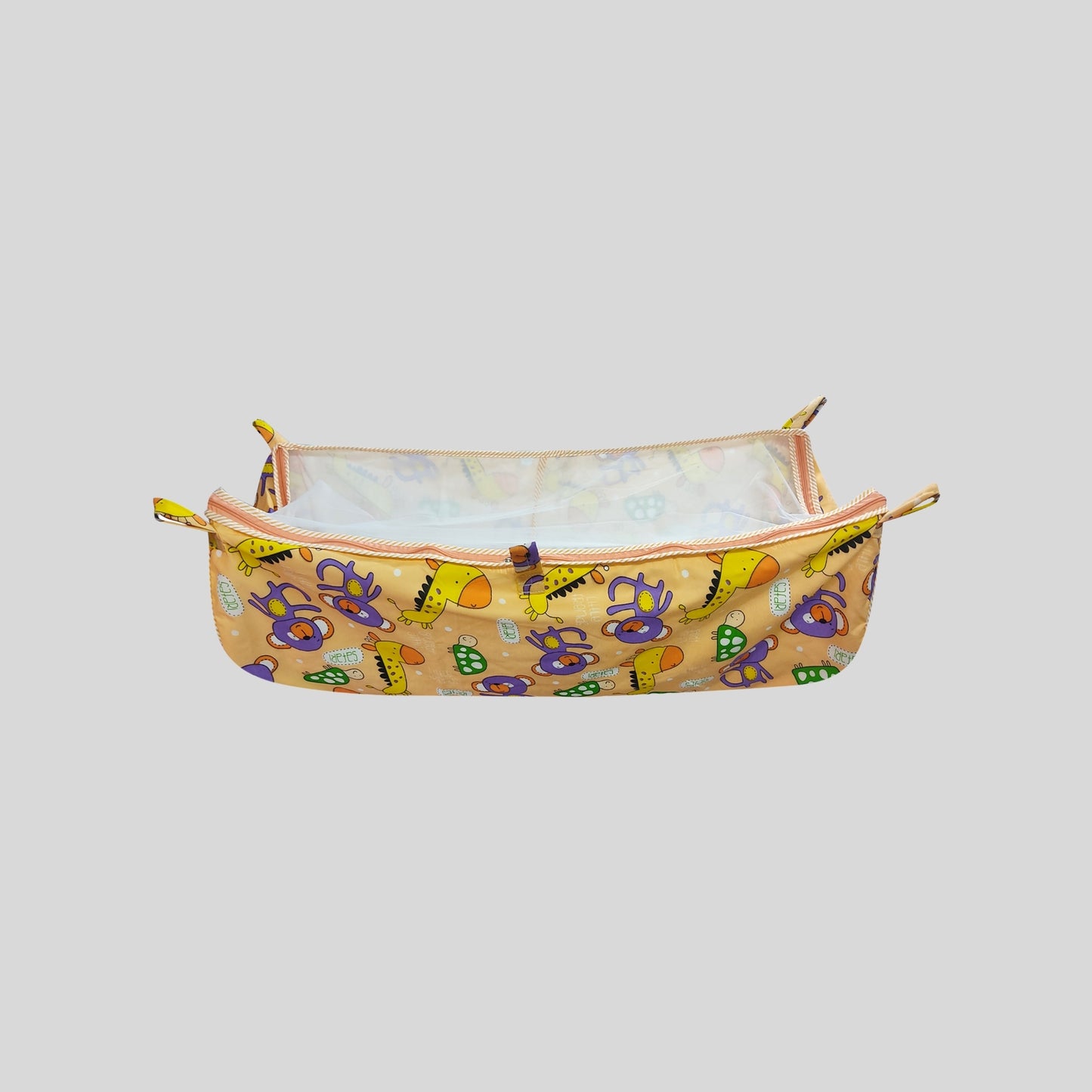 Hooper Soft Cloth Swing Baby Cradle/Ghodiyu/Khoyu Hammock in Cool Cotton Trendy Printed Design, Baby Cradle Cloth with Mosquito Net