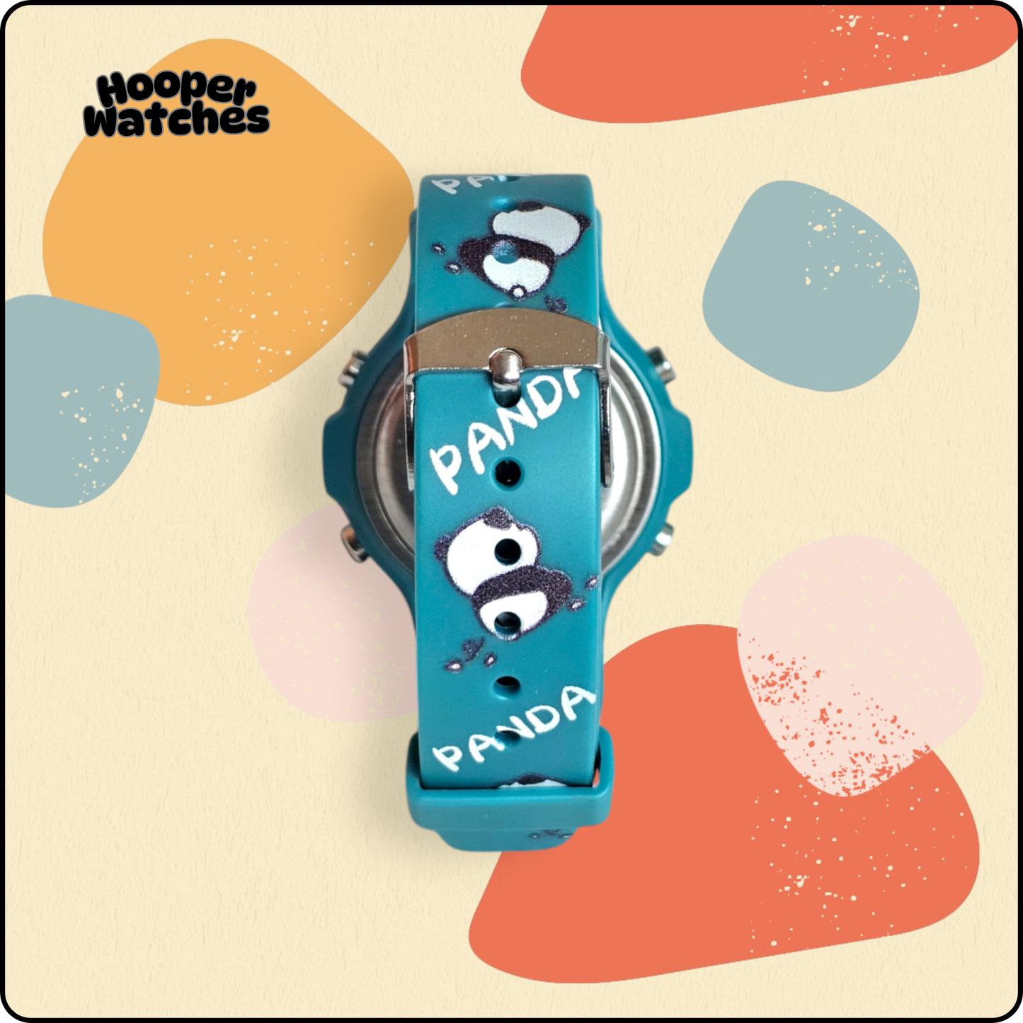 Hooper Kids Digital Sports LED Wrist Watch Boys Girls 5-12 Years Waterproof Multifunction Alarm Stopwatch Backlight Durable Strap Outdoor Casual Wear