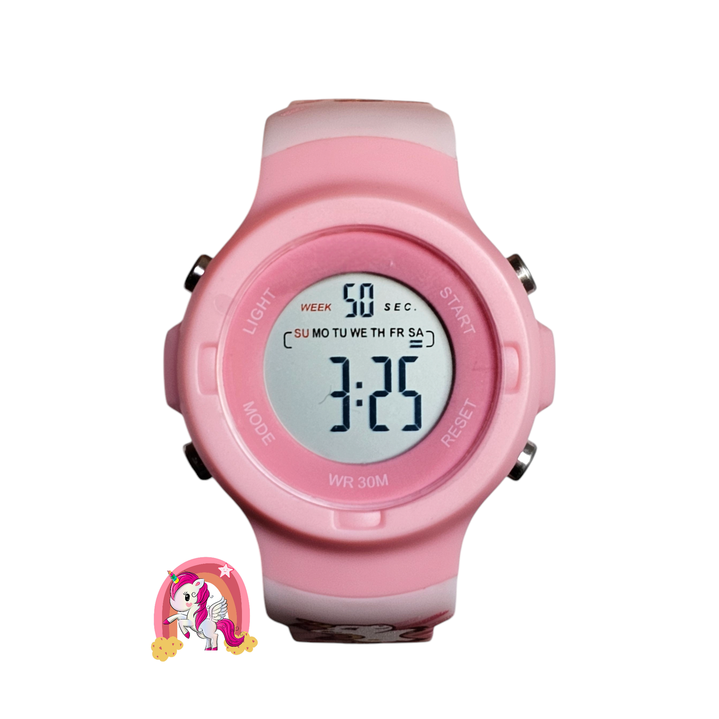 Hooper Kids Digital Sports LED Wrist Watch Boys Girls 5-12 Years Waterproof Multifunction Alarm Stopwatch Backlight Durable Strap Outdoor Casual Wear