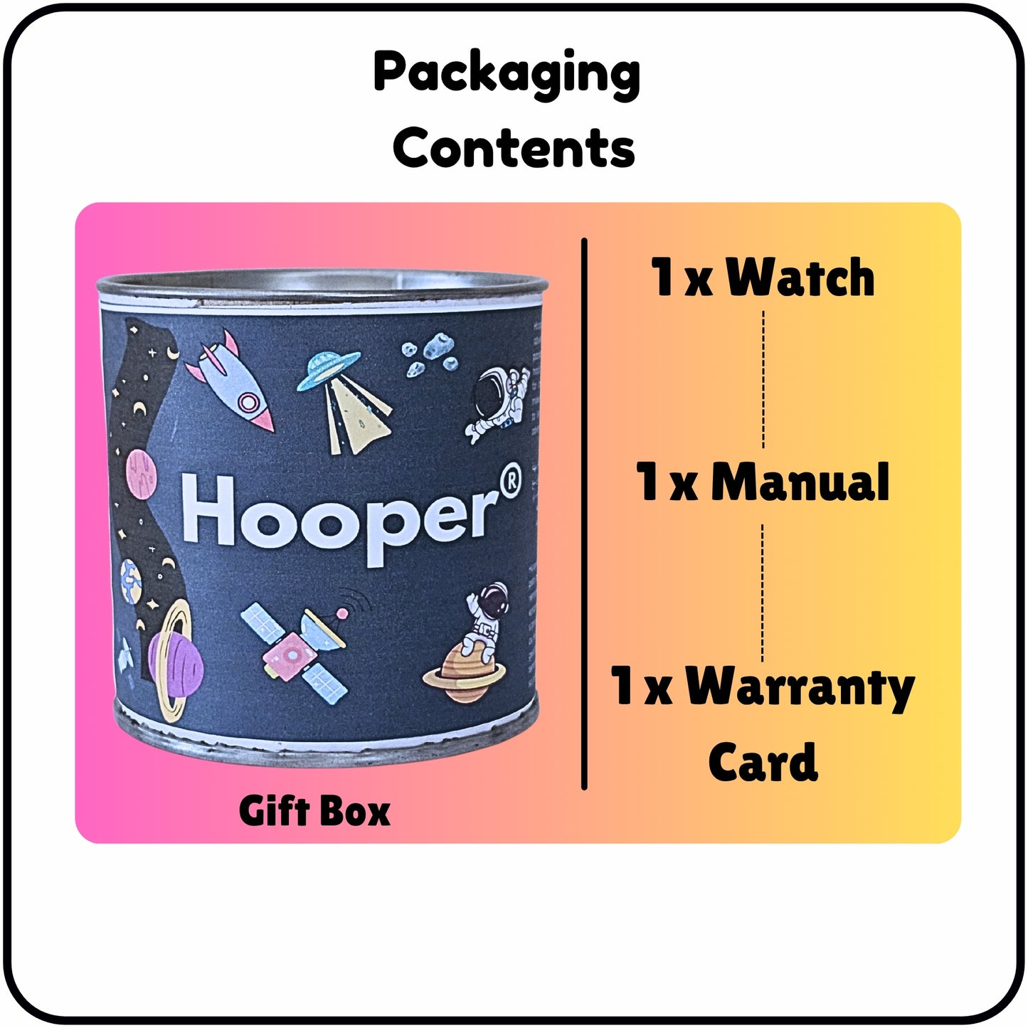 Hooper Premium Watches for Girls – 3D Cute LED 7 Colors Multifunction Digital Waterproof Watch for Kids 5-10 Years, Unbreakable Silicone Strap ( BOWTIE )