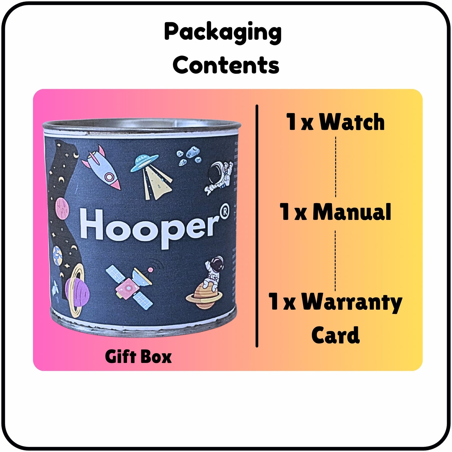 Hooper Premium Watches for Girls – 3D Cute ( Fairy White )