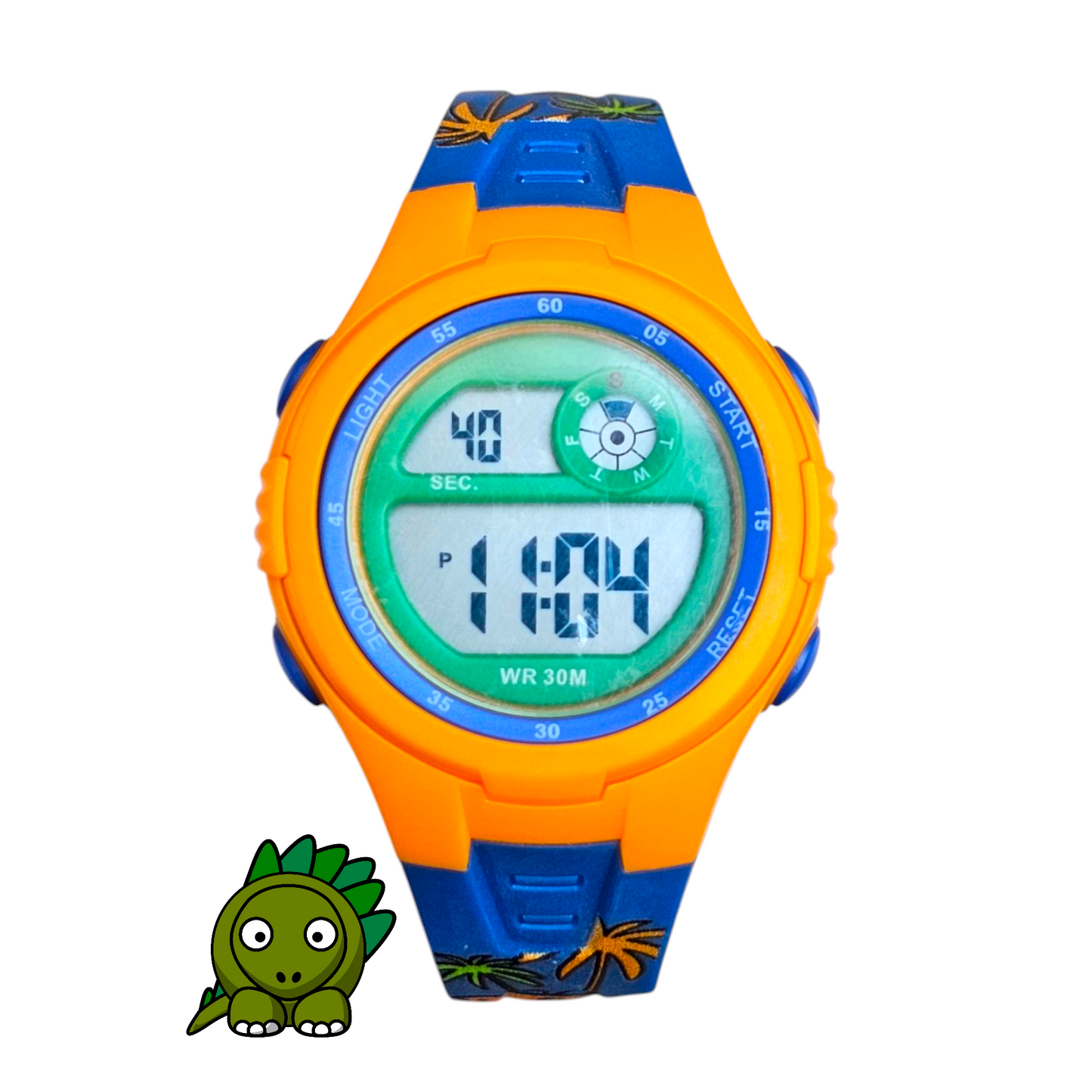 Hooper Kids Digital Sports LED Wrist Watch Boys Girls 5-12 Years Waterproof Multifunction Alarm Stopwatch Backlight Durable Strap Outdoor Casual Wear