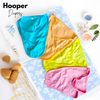 Hooper Baby's Cotton Cloth Diapers/Langot Double Layer U Shaped Tie Knot Closer Washable and Reusable Nappies