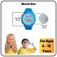 Hooper Kids Digital Sports LED Wrist Watch Boys Girls 5-12 Years Waterproof Multifunction Alarm Stopwatch Backlight Durable Strap Outdoor Casual Wear
