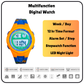 Hooper Kids Digital Sports LED Wrist Watch Boys Girls 5-12 Years Waterproof Multifunction Alarm Stopwatch Backlight Durable Strap Outdoor Casual Wear