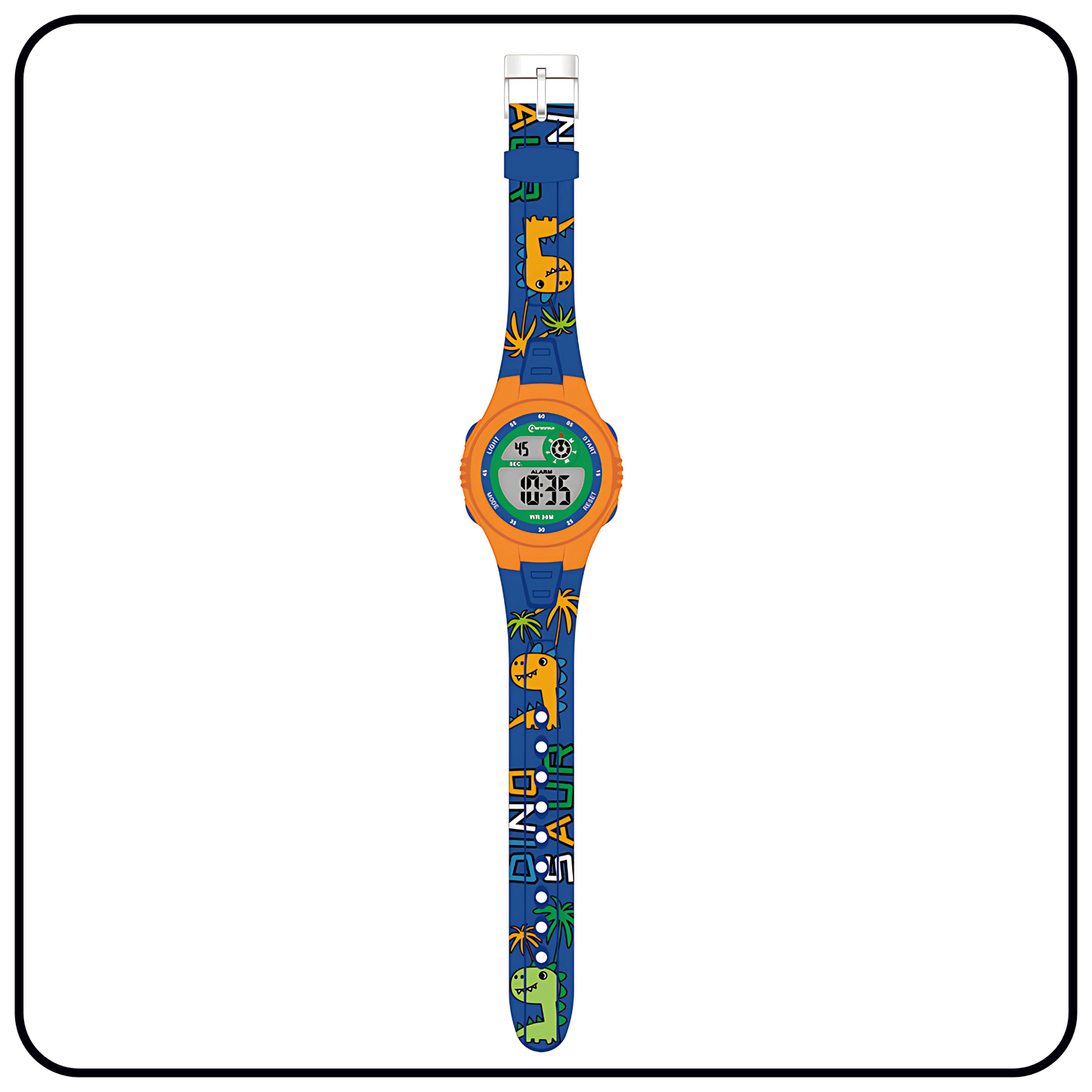 Hooper Kids Digital Sports LED Wrist Watch Boys Girls 5-12 Years Waterproof Multifunction Alarm Stopwatch Backlight Durable Strap Outdoor Casual Wear
