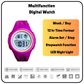 Hooper Kids Digital Sports LED Wrist Watch Boys Girls 5-12 Years Waterproof Multifunction Alarm Stopwatch Backlight Durable Strap Outdoor Casual Wear