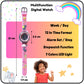 Hooper Unicorn Watches for Girls – 3D Cute LED 7 Colors Multifunction Digital Waterproof Watch for Kids 5-10 Years, Unbreakable Silicone Strap