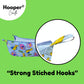 Hooper Soft Cloth Swing Baby Cradle/Ghodiyu/Khoyu Hammock in Cool Cotton Trendy Printed Design, Baby Cradle Cloth with Mosquito Net