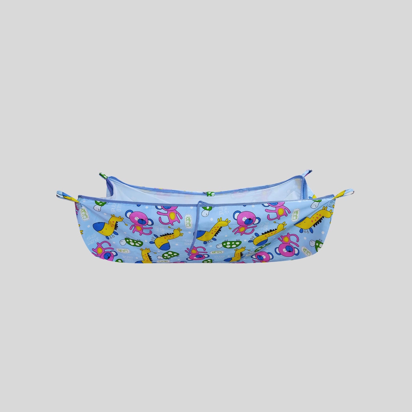 Hooper Soft Cloth Swing Baby Cradle/Ghodiyu/Khoyu Hammock in Cool Cotton Trendy Printed Design, Baby Cradle Cloth with Mosquito Net