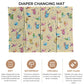 Hooper Plastic Baby Bed-Sheet | Wetting Protector Sheet | Mattress Sheet for Baby | Toddler Bed-Sheet | Thin, Printed Tiny Animal Pattern, Washable, Protects from Wetness (Multicolor Medium)