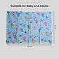Hooper Plastic Baby Bed-Sheet | Wetting Protector Sheet | Mattress Sheet for Baby | Toddler Bed-Sheet | Thin, Printed Tiny Animal Pattern, Washable, Protects from Wetness, Large