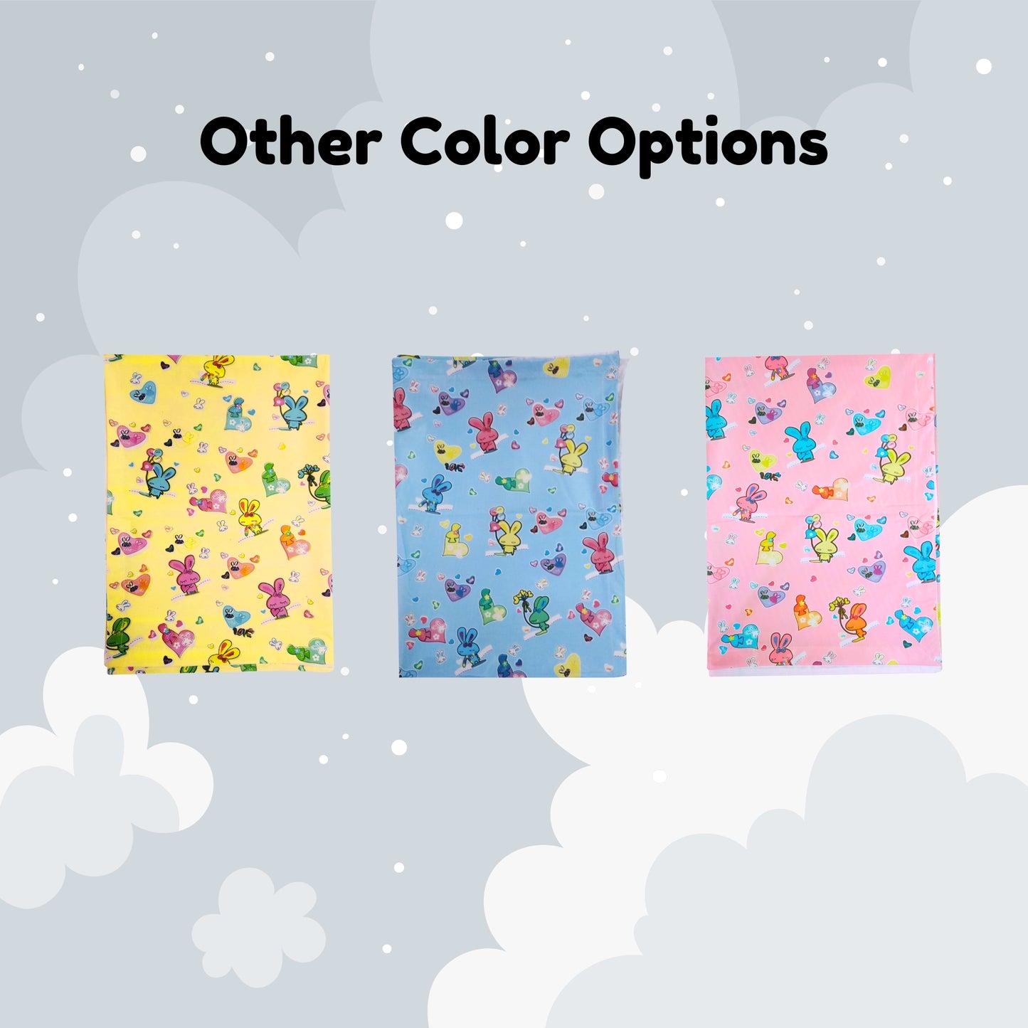 Hooper Plastic Baby Bed-Sheet | Wetting Protector Sheet | Mattress Sheet for Baby | Toddler Bed-Sheet | Thin, Printed Tiny Animal Pattern, Washable, Protects from Wetness, Large