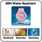Hooper Kids Digital Sports LED Wrist Watch Boys Girls 5-12 Years Waterproof Multifunction Alarm Stopwatch Backlight Durable Strap Outdoor Casual Wear