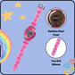Hooper Premium Watches for Girls – 3D Cute LED 7 Colors Multifunction Digital Waterproof Watch for Kids 5-10 Years, Unbreakable Silicone Strap ( BOWTIE )