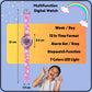 Hooper Premium Watches for Girls – 3D Cute LED 7 Colors Multifunction Digital Waterproof Watch for Kids 5-10 Years, Unbreakable Silicone Strap (CHERRY )