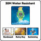 Hooper Premium Watches for Boys – 3D Cute LED 7 Colors Multifunction Digital Waterproof Watch for Kids 5-10 Years, Unbreakable Silicone Strap ( DINOSAURS )