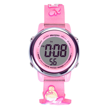 Hooper Premium Watches for Girls – 3D Cute LED 7 Colors Multifunction Digital Waterproof Watch for Kids 5-10 Years, Unbreakable Silicone Strap ( Fairy )