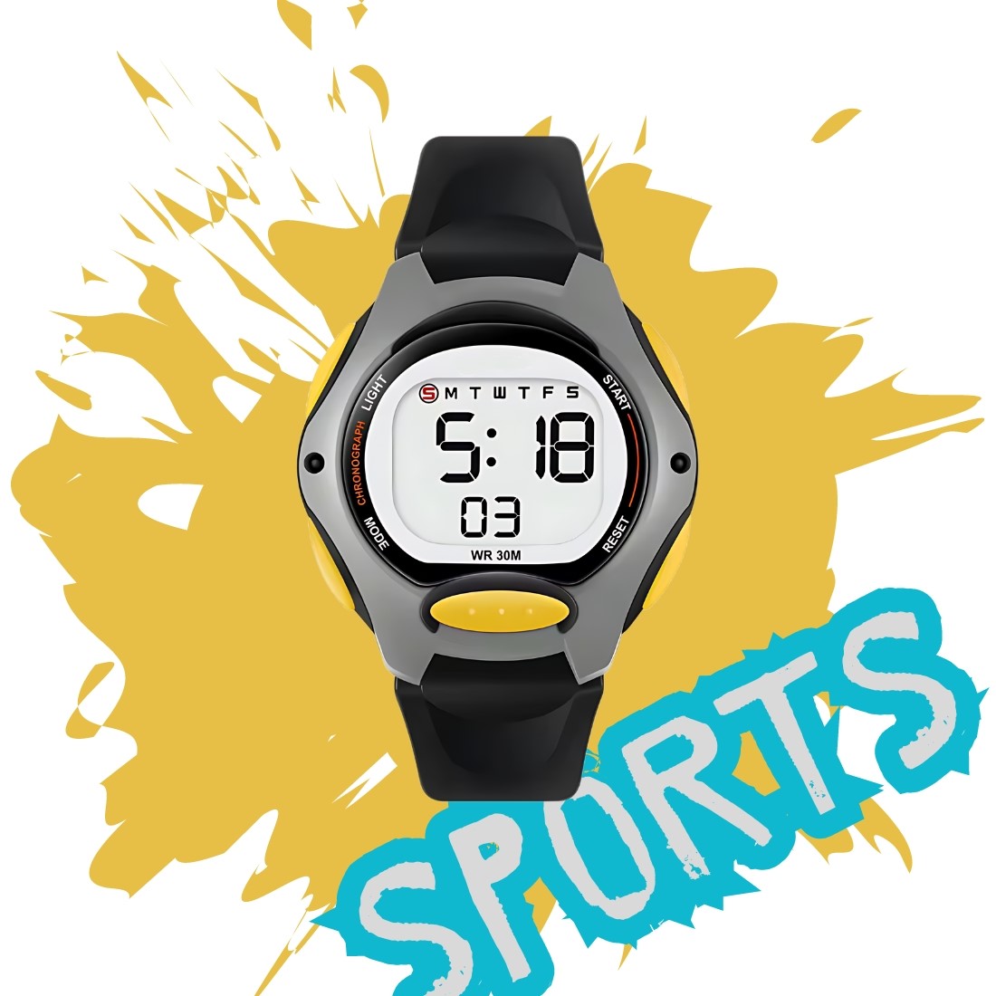 Hooper Kids Digital Watch for Boys and Girls, Multifunctional, sports Design, Age 5+