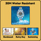 Hooper Premium Watches for Girls – 3D Cute LED 7 Colors Multifunction Digital Waterproof Watch for Kids 5-10 Years, Unbreakable Silicone Strap ( MERMAID )