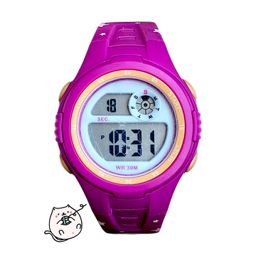 Hooper Kids Digital Sports LED Wrist Watch Boys Girls 5-12 Years Waterproof Multifunction Alarm Stopwatch Backlight Durable Strap Outdoor Casual Wear