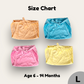 Hooper Baby's Cotton Cloth Diapers/Langot Double Layer U Shaped Tie Knot Closer Washable and Reusable Nappies