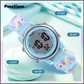 Hooper Unicorn Watches for Girls – 3D Cute LED 7 Colors Multifunction Digital Waterproof Watch for Kids 5-10 Years, Unbreakable Silicone Strap