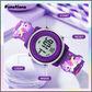 Hooper Unicorn Watches for Girls – 3D Cute LED 7 Colors Multifunction Digital Waterproof Watch for Kids 5-10 Years, Unbreakable Silicone Strap