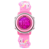 Hooper Unicorn Watches for Girls – 3D Cute LED 7 Colors Multifunction Digital Waterproof Watch for Kids 5-10 Years, Unbreakable Silicone Strap